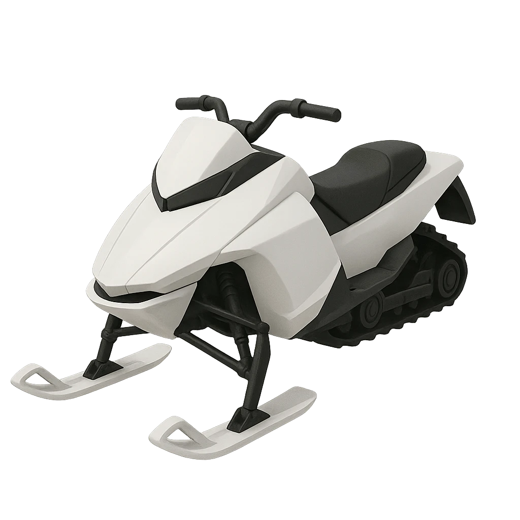 Illustration for Snowmobile